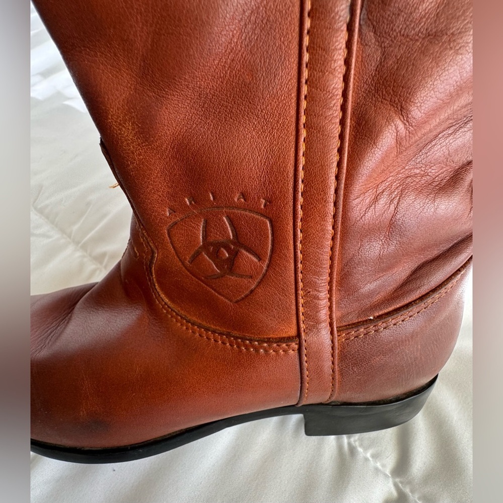Ariat Women Brown Leather Western Boots - Picture 4 of 8